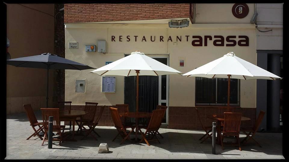 Hostal Restaurante Arasa Санта-Барбара Экстерьер фото
